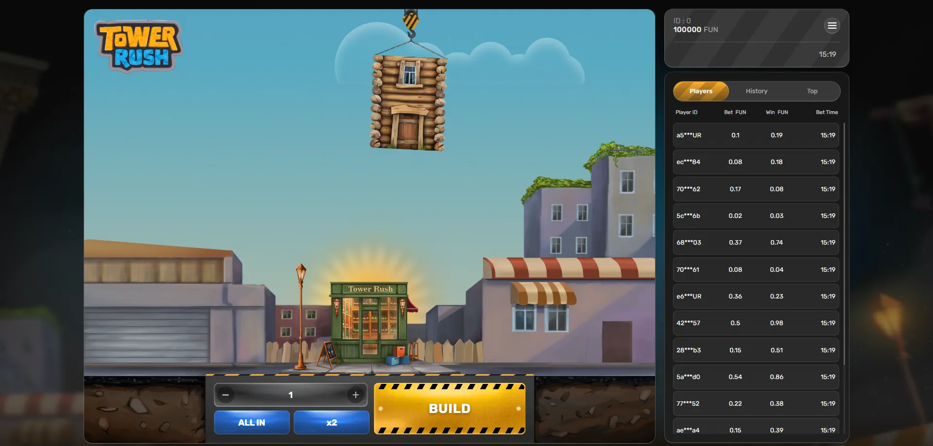 Step by step guide start playing Tower Rush Egypt